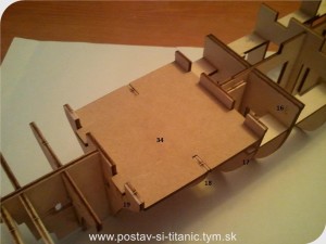 Postav si Titanic od Hachette 13.diel