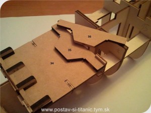 Postav si Titanic od Hachette 13.diel